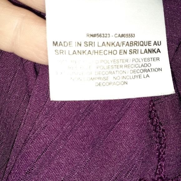 Nike Dri Fit Top Size X-Large, Purple - Picture 3 of 5